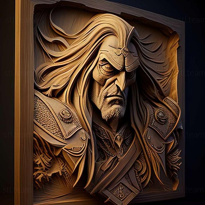 3D model Arthas Warcraft III (STL)